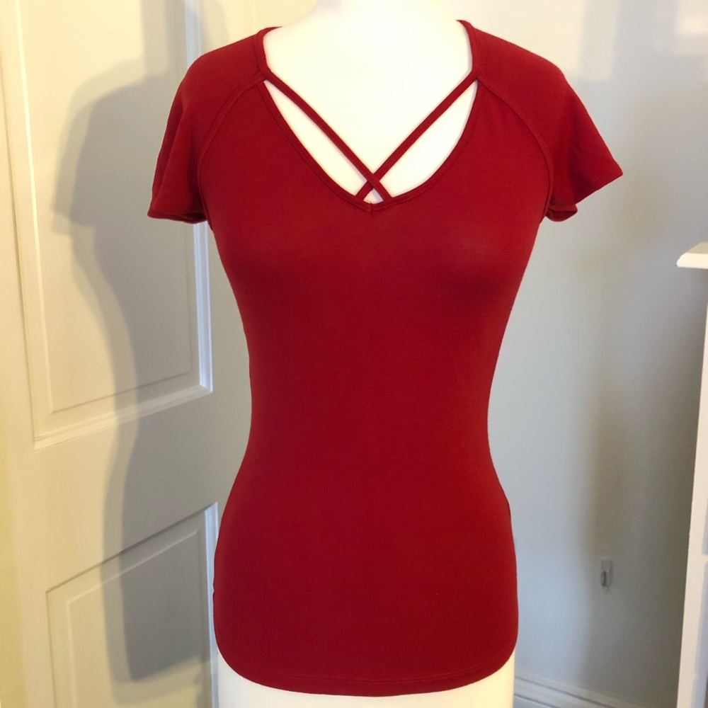 Candies cross front tee